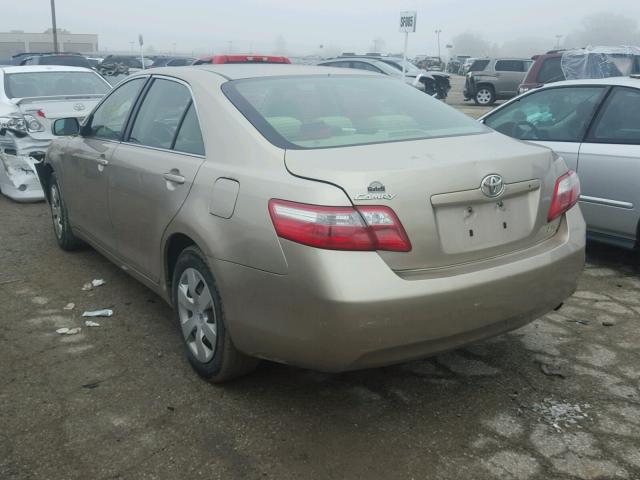 JTNBE46K273056908 - 2007 TOYOTA CAMRY NEW GOLD photo 3