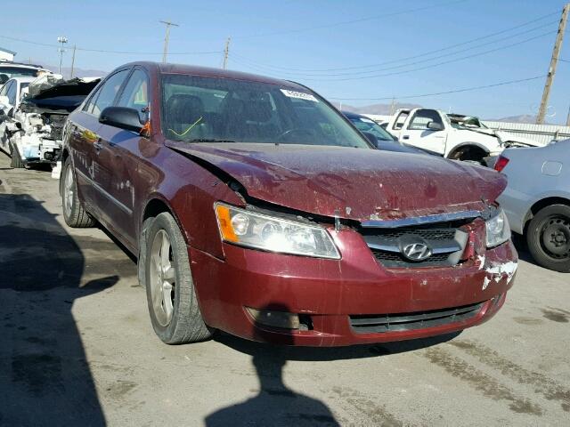 5NPEU46C48H318978 - 2008 HYUNDAI SONATA SE MAROON photo 1