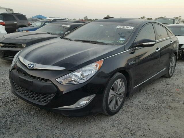 KMHEC4A47DA099028 - 2013 HYUNDAI SONATA HYB BLACK photo 2