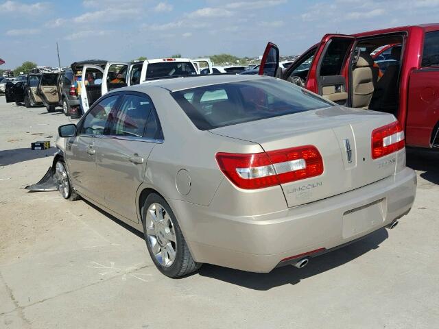 3LNHM26126R654523 - 2006 LINCOLN ZEPHYR BROWN photo 3