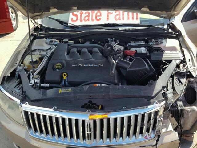 3LNHM26126R654523 - 2006 LINCOLN ZEPHYR BROWN photo 7