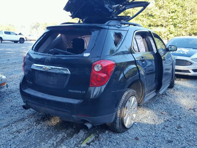 2CNFLEE52B6458311 - 2011 CHEVROLET EQUINOX LT BLACK photo 4