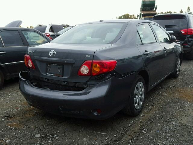 2T1BU4EE8AC193031 - 2010 TOYOTA COROLLA BA GRAY photo 4