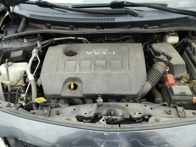 2T1BU4EE8AC193031 - 2010 TOYOTA COROLLA BA GRAY photo 7