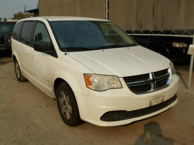 2D4RN4DG4BR658617 - 2011 DODGE GRAND CARA WHITE photo 1