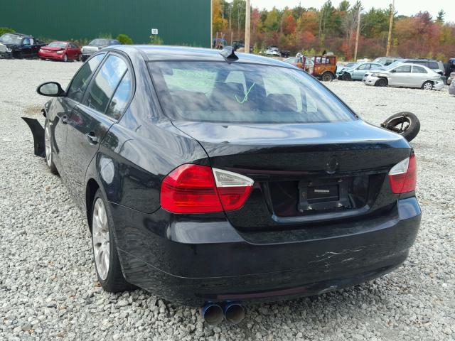 WBAVC93597KZ72135 - 2007 BMW 328 BLACK photo 3