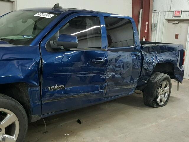 3GCPCREC3FG304280 - 2015 CHEVROLET SILVERADO BLUE photo 9