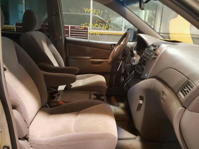 5TDZA23C16S566793 - 2006 TOYOTA SIENNA CE GOLD photo 5