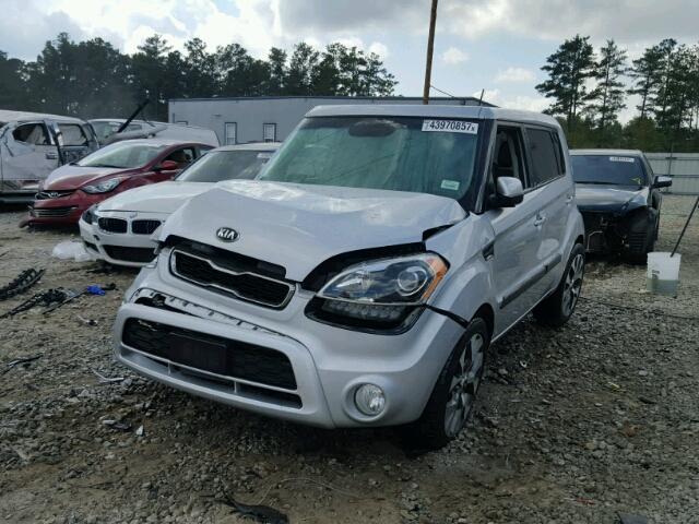 KNDJT2A62D7754203 - 2013 KIA SOUL + SILVER photo 2