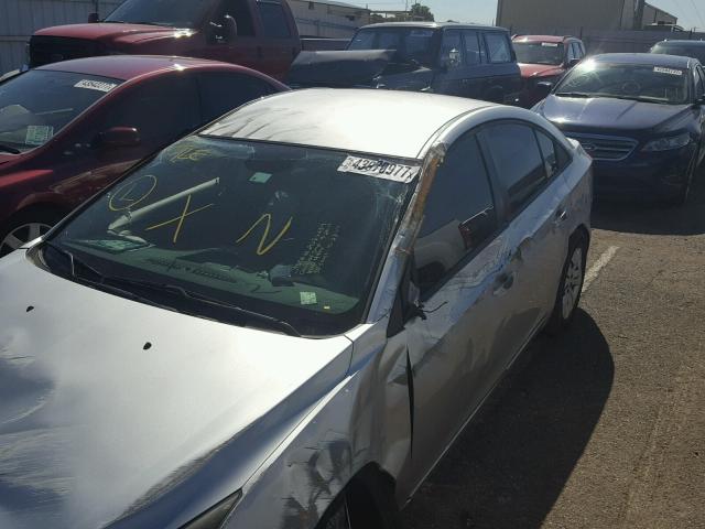 1G1PA5SH3D7154994 - 2013 CHEVROLET CRUZE LS SILVER photo 10