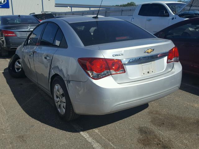 1G1PA5SH3D7154994 - 2013 CHEVROLET CRUZE LS SILVER photo 3