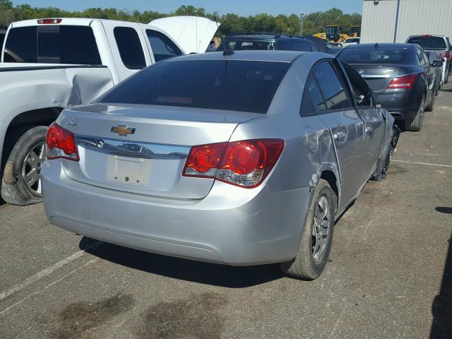 1G1PA5SH3D7154994 - 2013 CHEVROLET CRUZE LS SILVER photo 4