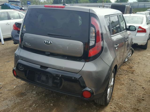 KNDJP3A56G7249030 - 2016 KIA SOUL + SILVER photo 4