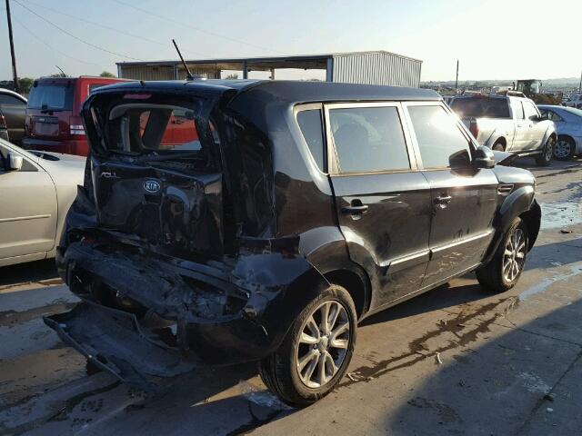 KNDJT2A67C7354233 - 2012 KIA SOUL + BLACK photo 4