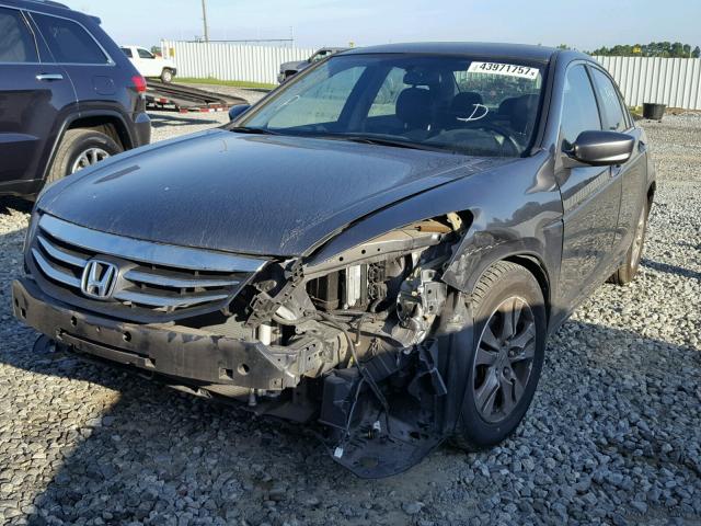 1HGCP2F61CA097046 - 2012 HONDA ACCORD SE GRAY photo 2