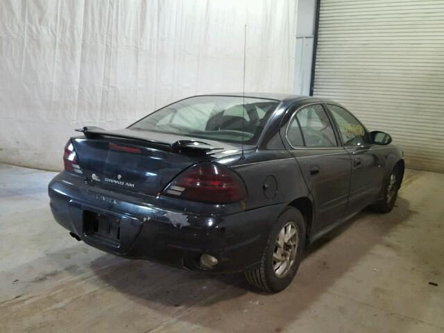 1G2NE52F04M650178 - 2004 PONTIAC GRAND AM S BLACK photo 4