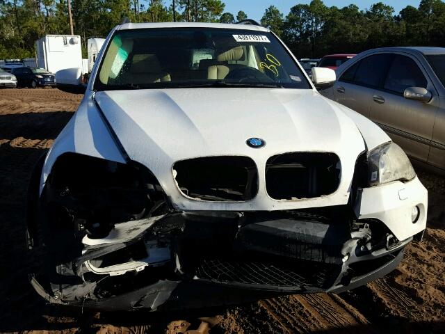 5UXFE43577L012681 - 2007 BMW X5 3.0I WHITE photo 9