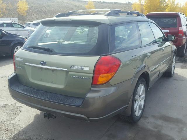 4S4BP62C467341847 - 2006 SUBARU LEGACY OUT GREEN photo 4