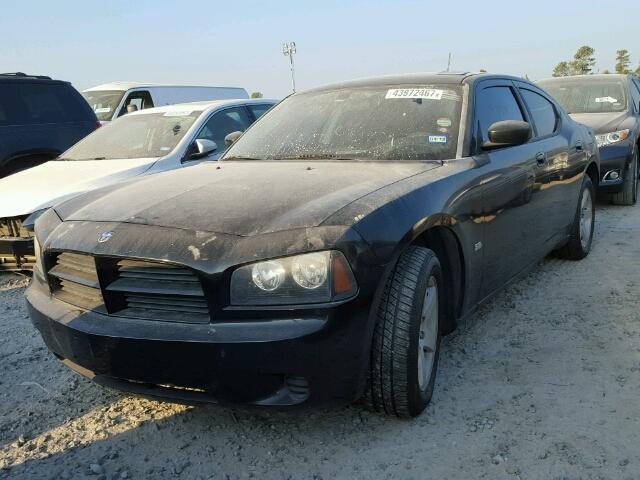 2B3KA43G18H227115 - 2008 DODGE CHARGER BLACK photo 2