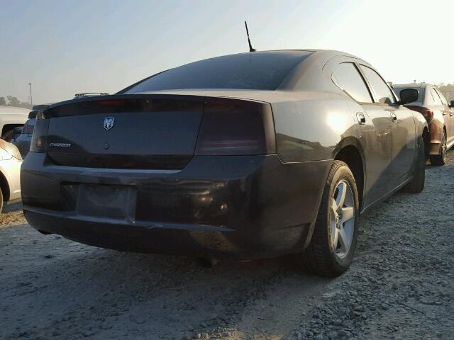 2B3KA43G18H227115 - 2008 DODGE CHARGER BLACK photo 4