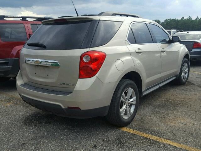 2GNALPEC4B1327300 - 2011 CHEVROLET EQUINOX LT GOLD photo 4