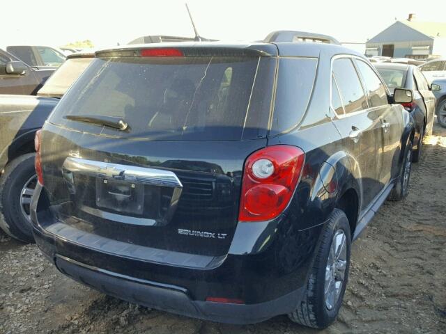 2GNALPEK5D6313502 - 2013 CHEVROLET EQUINOX LT BLACK photo 4