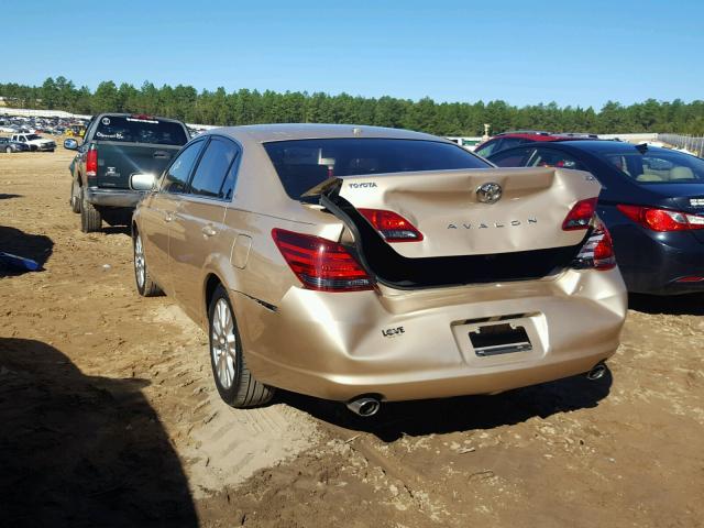 4T1BK36BX9U351173 - 2009 TOYOTA AVALON GOLD photo 3