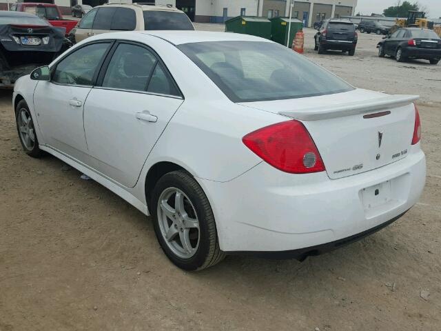 1G2ZJ57K894274260 - 2009 PONTIAC G6 WHITE photo 3