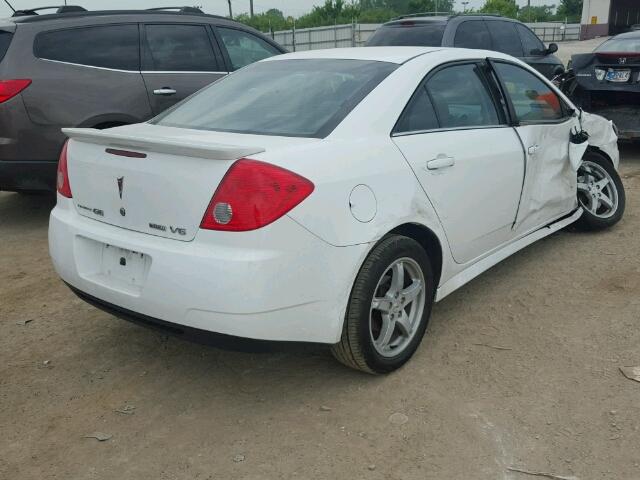 1G2ZJ57K894274260 - 2009 PONTIAC G6 WHITE photo 4