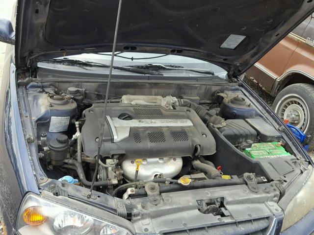 KMHDN46D54U808441 - 2004 HYUNDAI ELANTRA GL BLUE photo 7