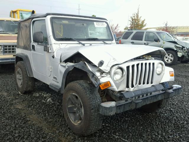 1J4FA29S25P320341 - 2005 JEEP WRANGLER / GRAY photo 1