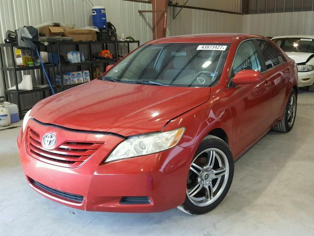 4T1BE46K88U222683 - 2008 TOYOTA CAMRY RED photo 2