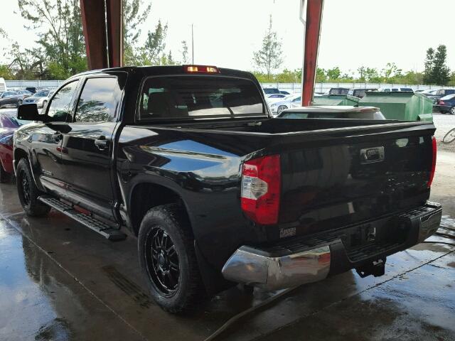 5TFEM5F17GX106986 - 2016 TOYOTA TUNDRA CRE BLACK photo 3