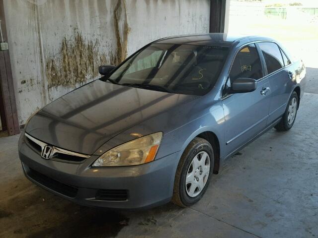 1HGCM56417A010017 - 2007 HONDA ACCORD BLUE photo 2