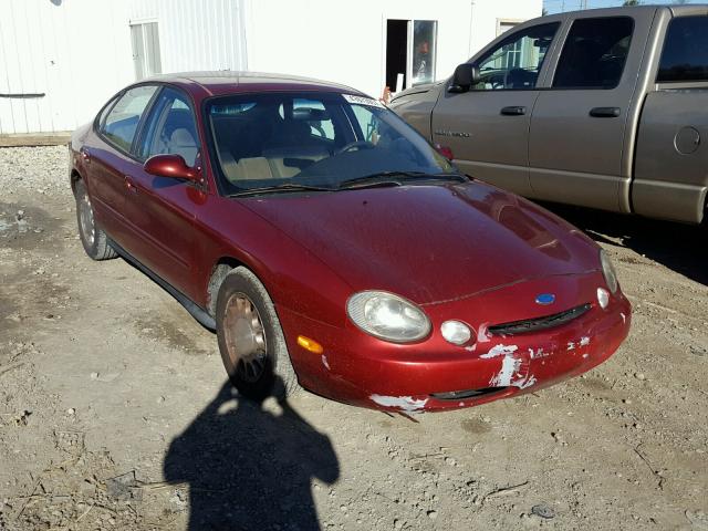 1FALP52U4VA229763 - 1997 FORD TAURUS RED photo 1