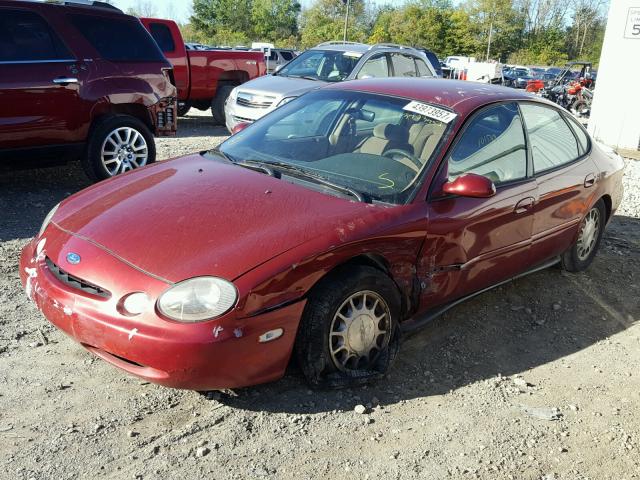 1FALP52U4VA229763 - 1997 FORD TAURUS RED photo 9