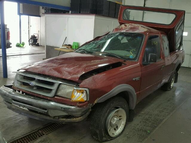 1FTDR15X3VTA35267 - 1997 FORD RANGER SUP RED photo 2