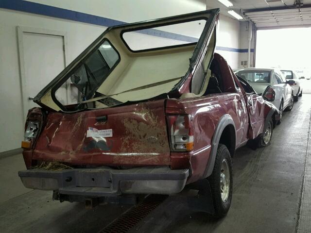 1FTDR15X3VTA35267 - 1997 FORD RANGER SUP RED photo 4