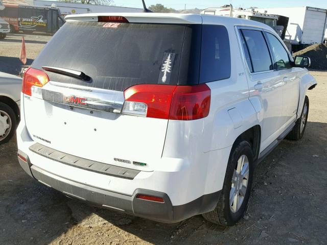 2GKFLREK9C6164945 - 2012 GMC TERRAIN SL WHITE photo 4