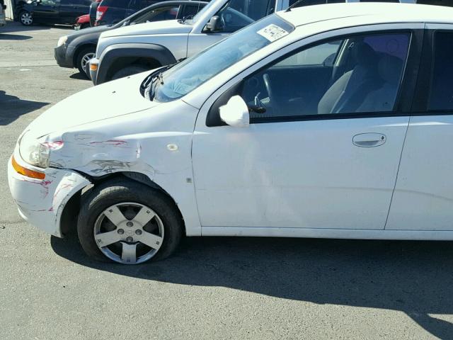 KL1TD66657B787923 - 2007 CHEVROLET AVEO BASE WHITE photo 9