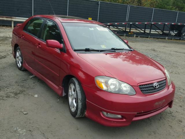 2T1BY30E36C550516 - 2006 TOYOTA COROLLA XR RED photo 1