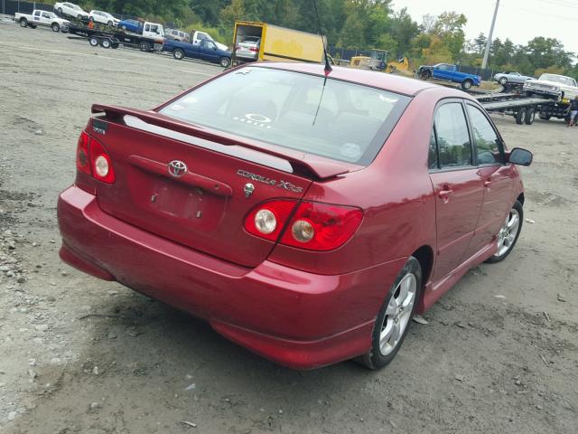 2T1BY30E36C550516 - 2006 TOYOTA COROLLA XR 红色 照片 4