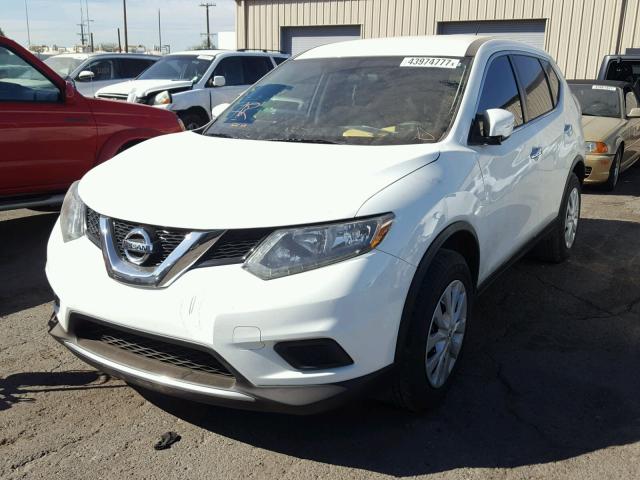 5N1AT2ML2FC793249 - 2015 NISSAN ROGUE S WHITE photo 2