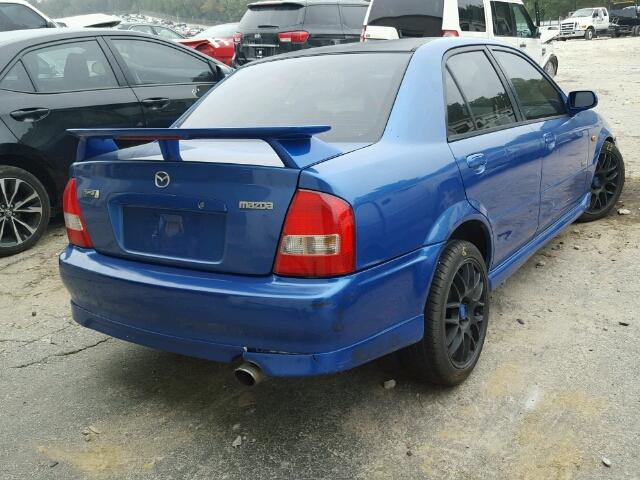 JM1BJ227110436482 - 2001 MAZDA PROTEGE MP BLUE photo 4