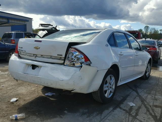 2G1WB57K291211283 - 2009 CHEVROLET IMPALA LS WHITE photo 4