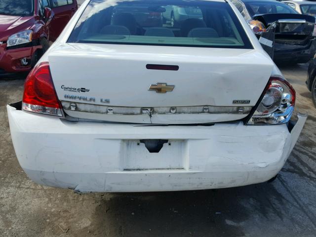 2G1WB57K291211283 - 2009 CHEVROLET IMPALA LS WHITE photo 9