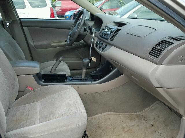 4T1BE32K73U645134 - 2003 TOYOTA CAMRY LE 金色 照片 5