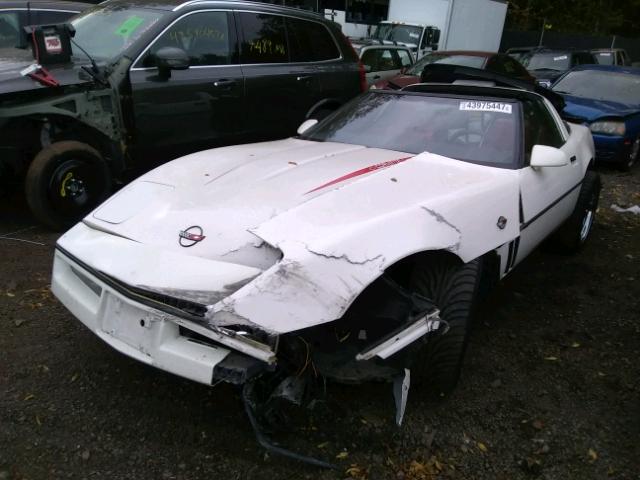 1G1YY2181J5100309 - 1988 CHEVROLET CORVETTE WHITE photo 2