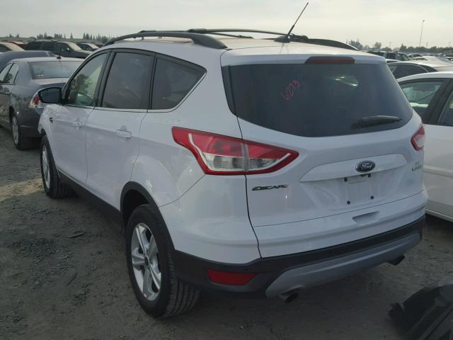 1FMCU0GX9EUB99839 - 2014 FORD ESCAPE SE WHITE photo 3