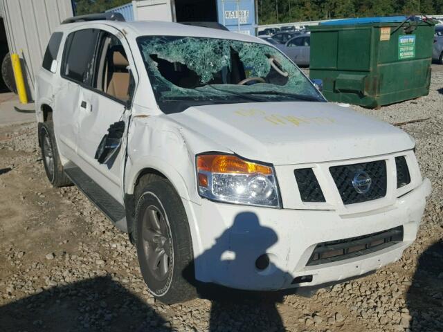 5N1BA0ND4BN611202 - 2011 NISSAN ARMADA SV WHITE photo 1